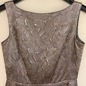 Banana Republic Metallic Bronze Sheath Dress